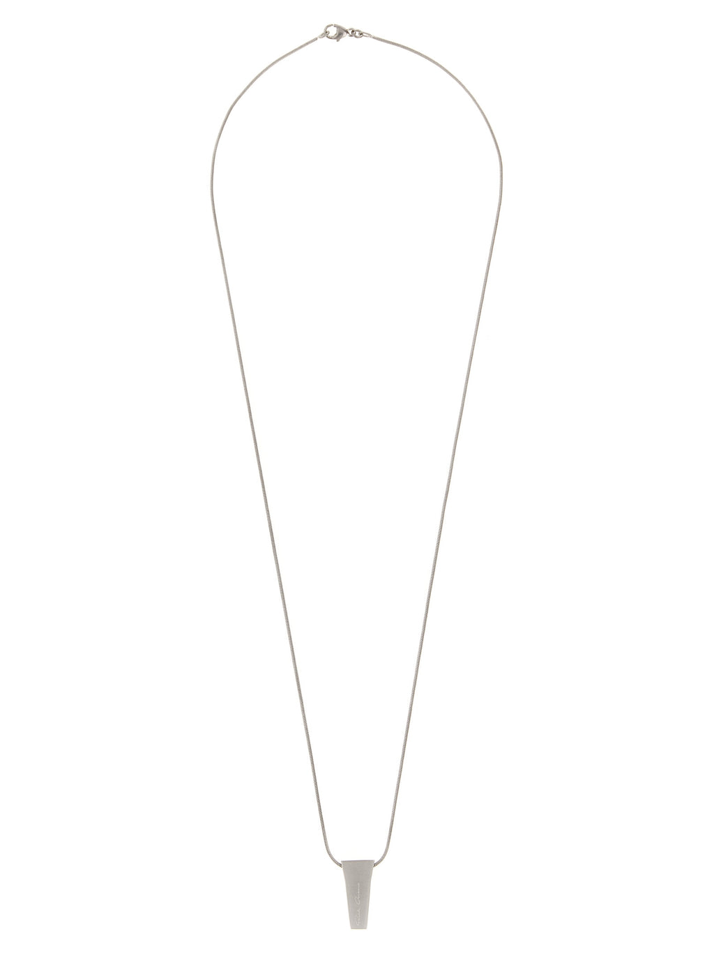 Rick Owens Silver Brass Necklace