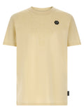 Philipp Plein Beige Cotton T-Shirt