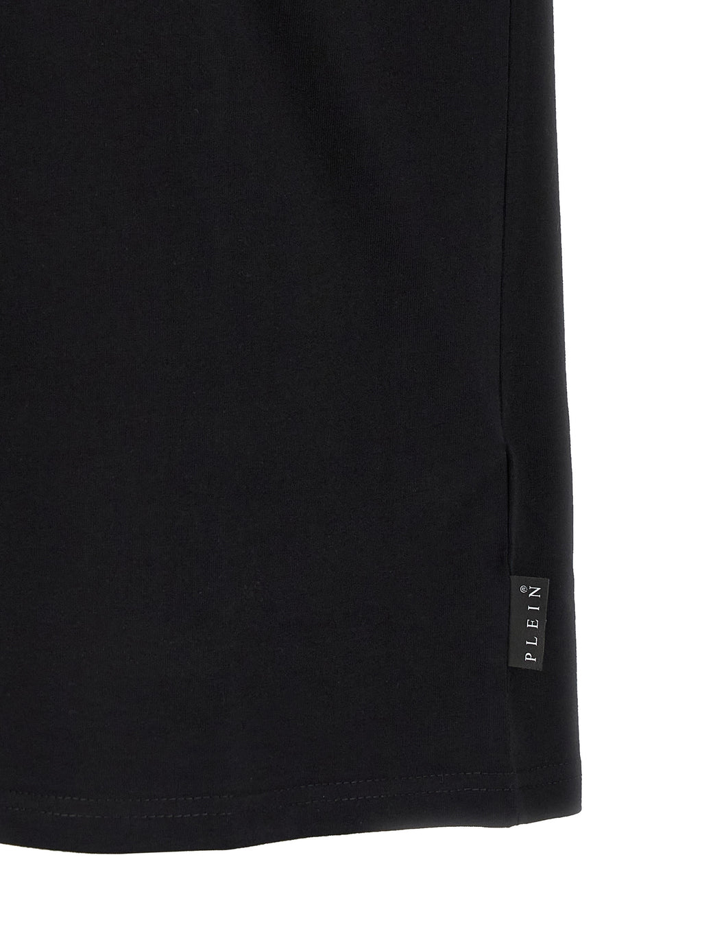 Philipp Plein Black Cotton T-Shirt