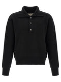 Ami Paris Black Wool Cardigan