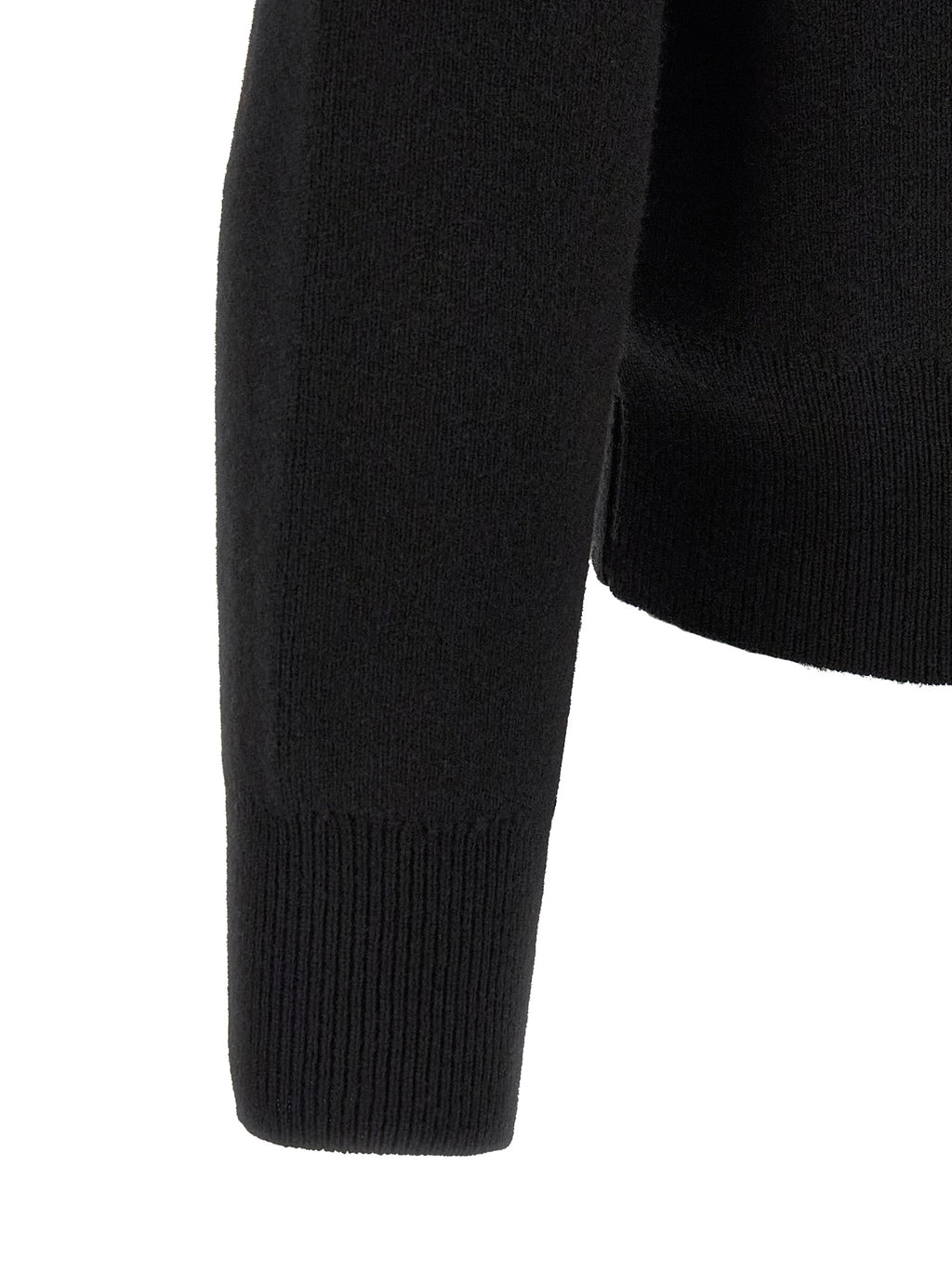 Ami Paris Black Wool Cardigan