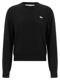 Maison Kitsuné Black Wool Cardigan