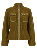 PINKO Bicolor Polyester Cardigan