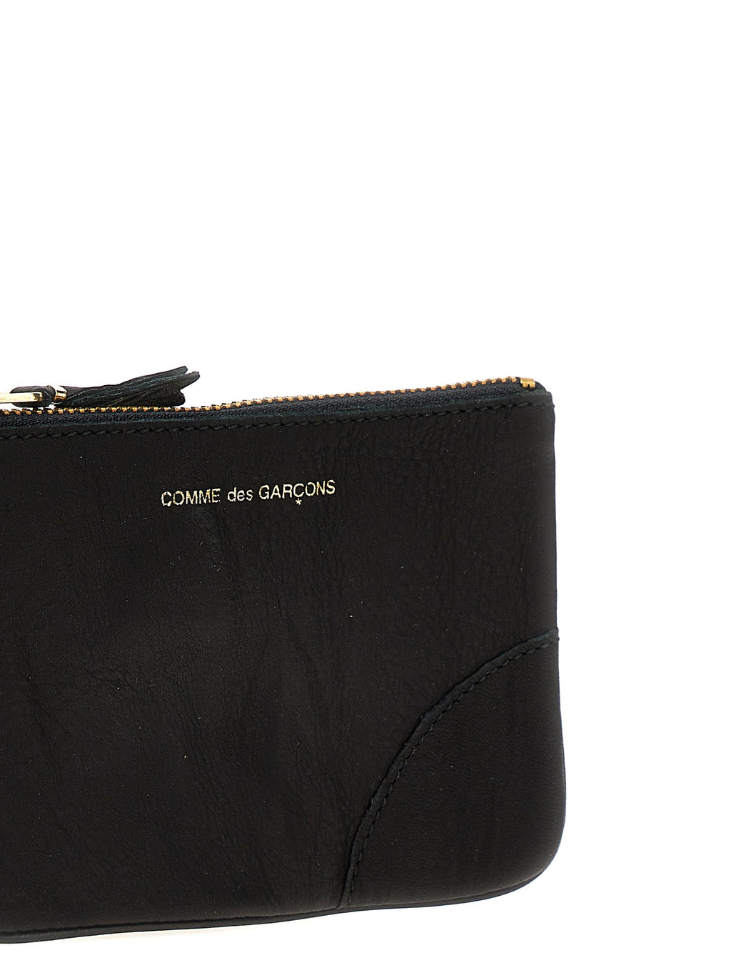 Comme Des Garçons Black Calfskin Cardholder