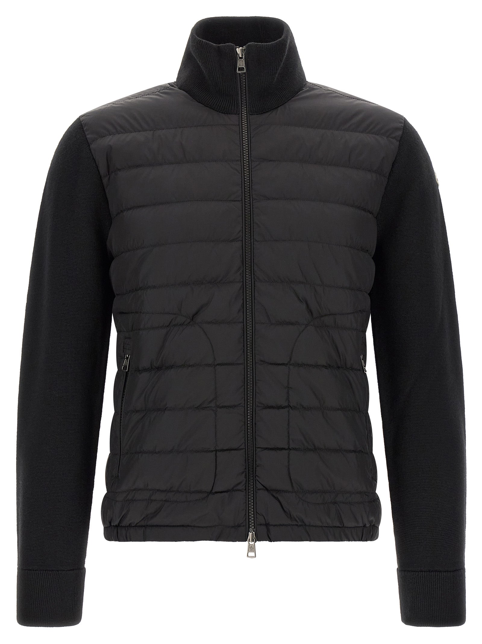 Moncler Black Polyamide Cardigan