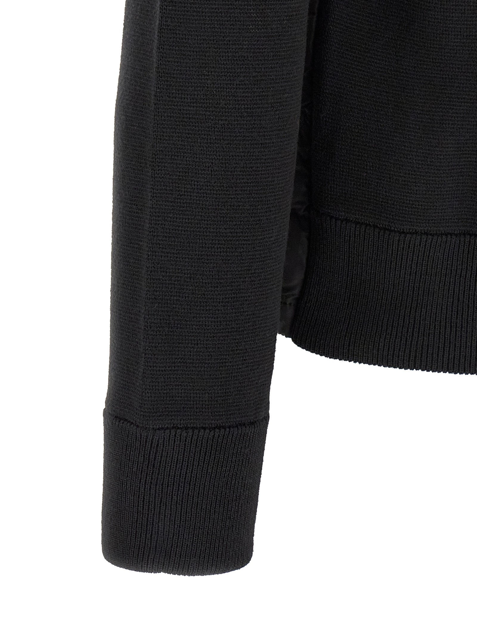 Moncler Black Polyamide Cardigan