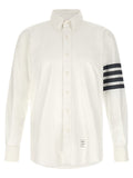 Thom Browne White Cotton Blouse