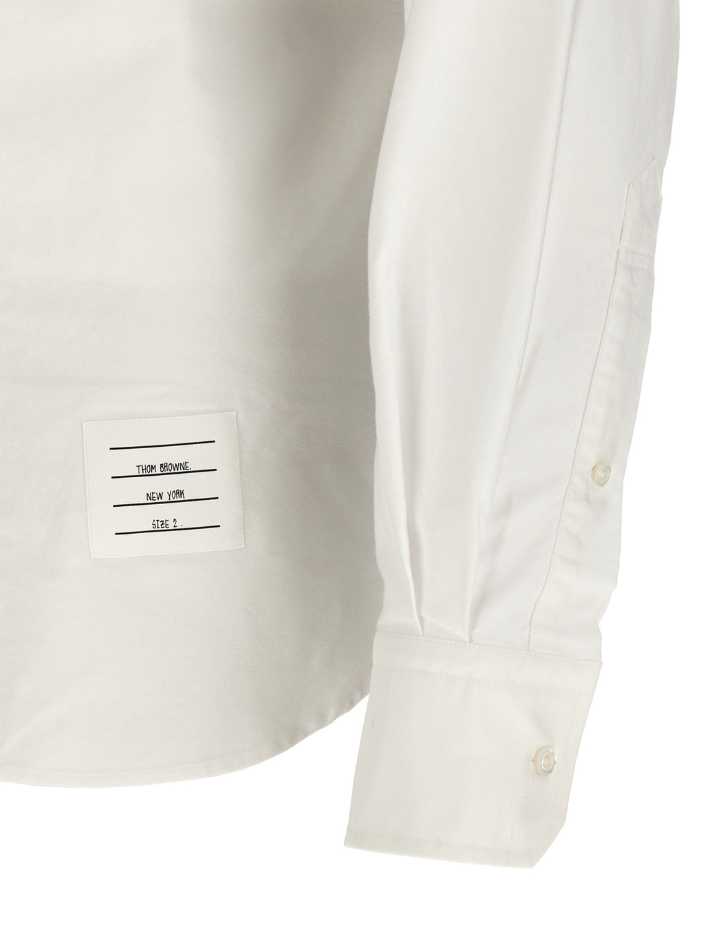Thom Browne White Cotton Blouse