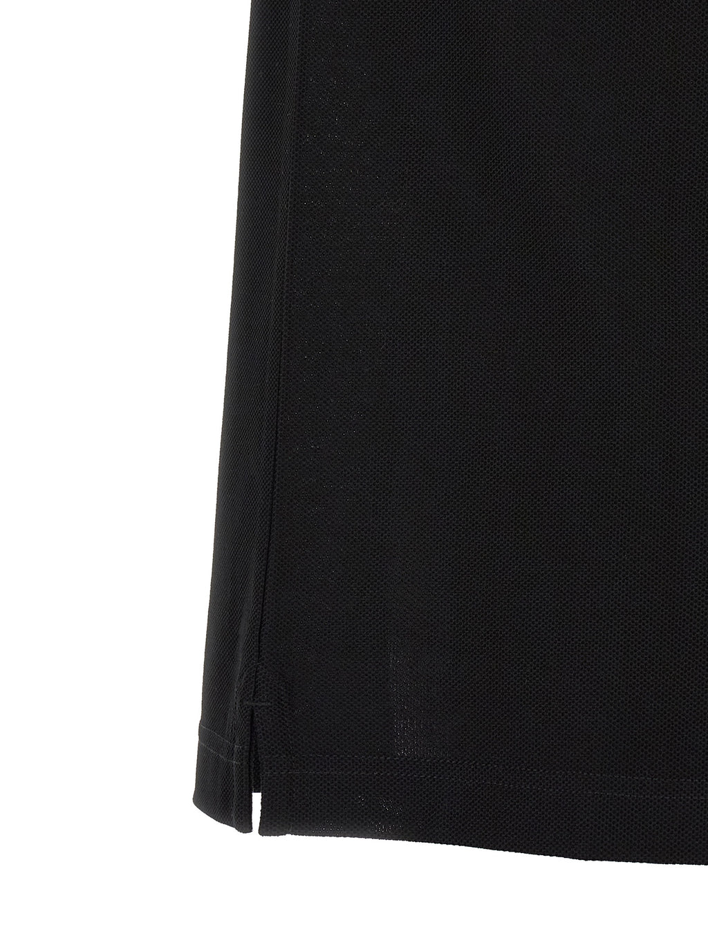 Burberry Black Cotton Polo Shirt