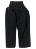 Issey Miyake Black Polyester Casual Pants