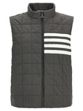 Thom Browne Gray Polyamide Sleeveless Jacket