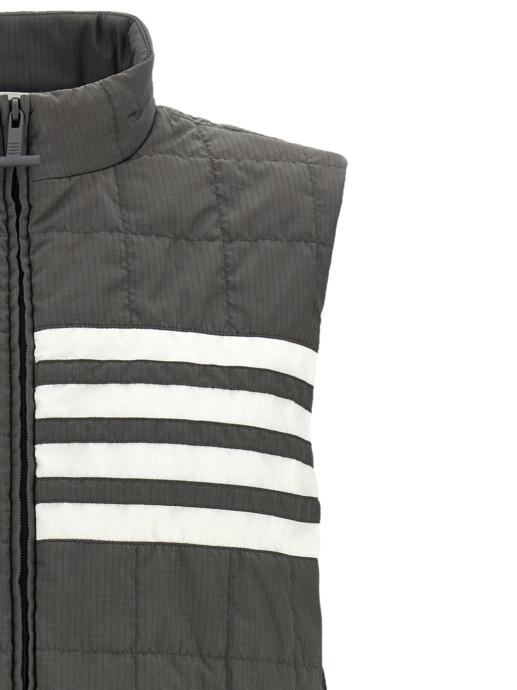 Thom Browne Gray Polyamide Sleeveless Jacket