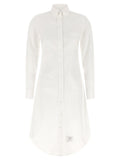 Thom Browne White Cotton Midi Skirt