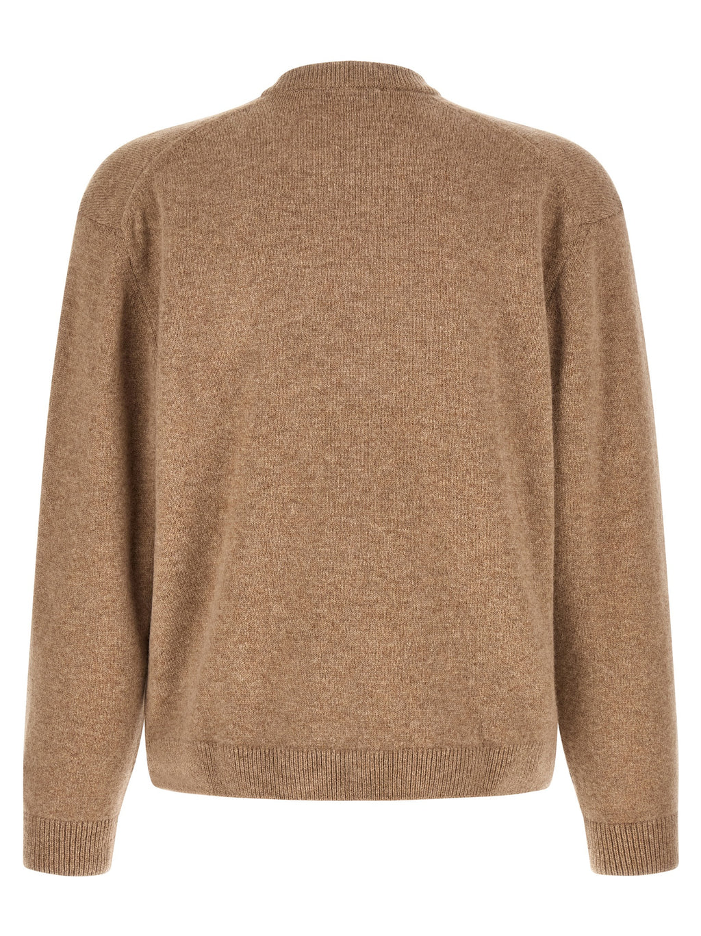 Maison Kitsuné Beige Wool Cardigan