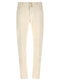 Jacob Cohen White Cotton Tapered Jeans