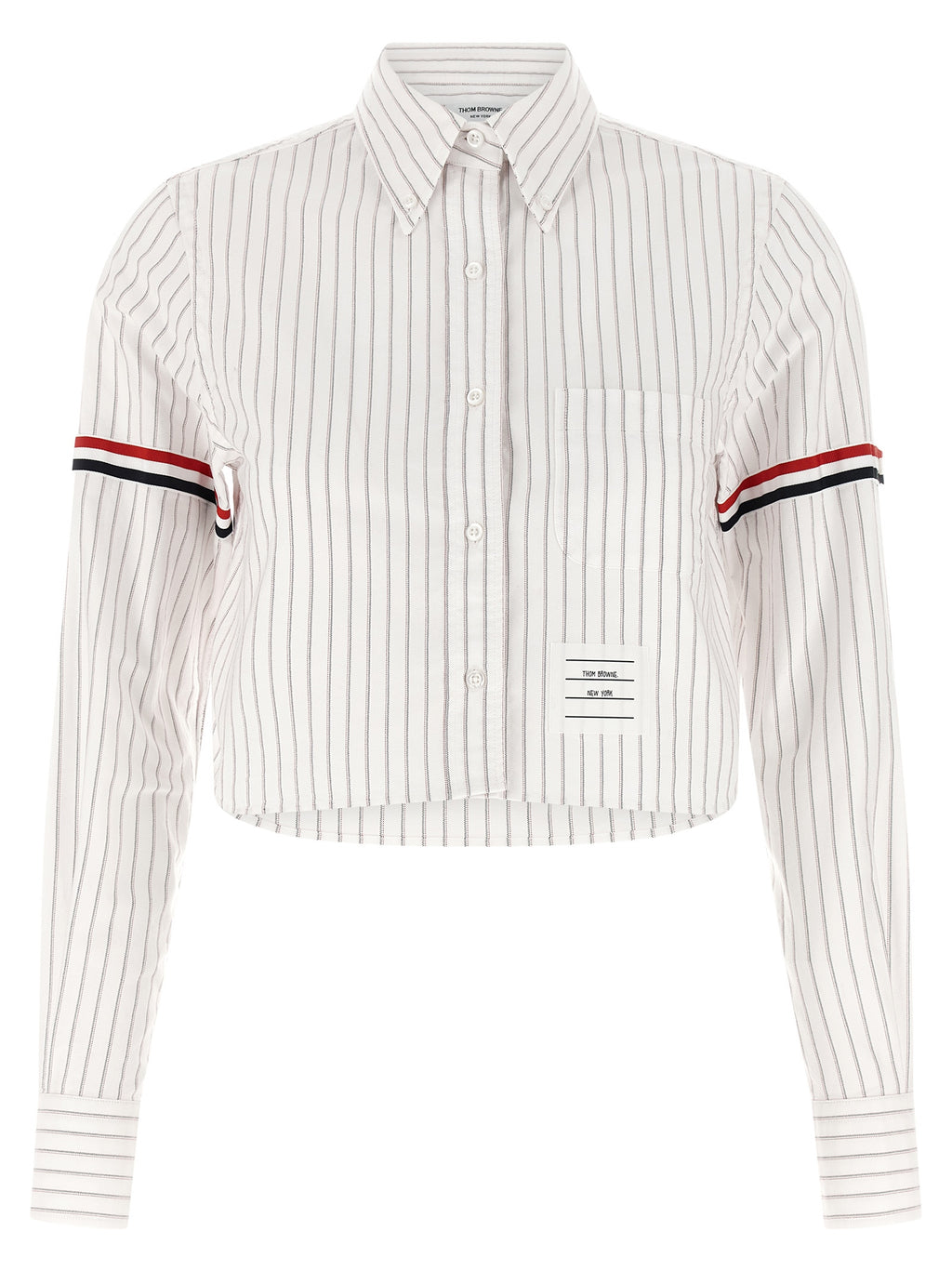 Thom Browne White Cotton Blouse