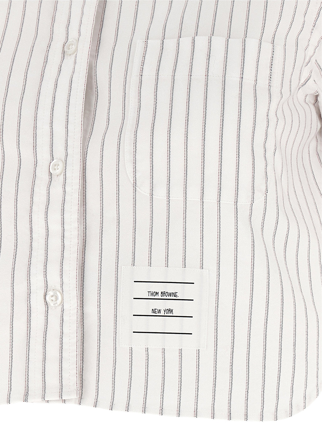 Thom Browne White Cotton Blouse