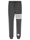 Thom Browne Gray Cotton Joggers (Workout Pants)