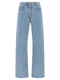 Thom Browne Blue Cotton Straight-Leg Jeans