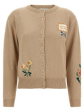 Max Mara Beige Cotton Cardigan