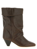 Isabel Marant Brown Cowhide Ankle Boots