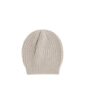 Brunello Cucinelli Beige Silk Beanie