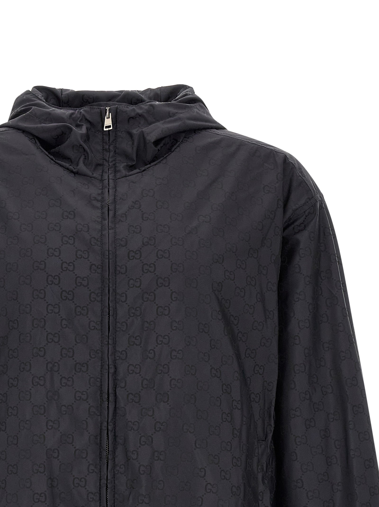 Gucci Black Polyamide Shell Jacket