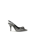 Prada Gray Goatskin High Heel Pumps