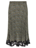 Ermanno Scervino Multicolor Polyester Midi Skirt