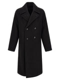 Lemaire Black Wool Coat