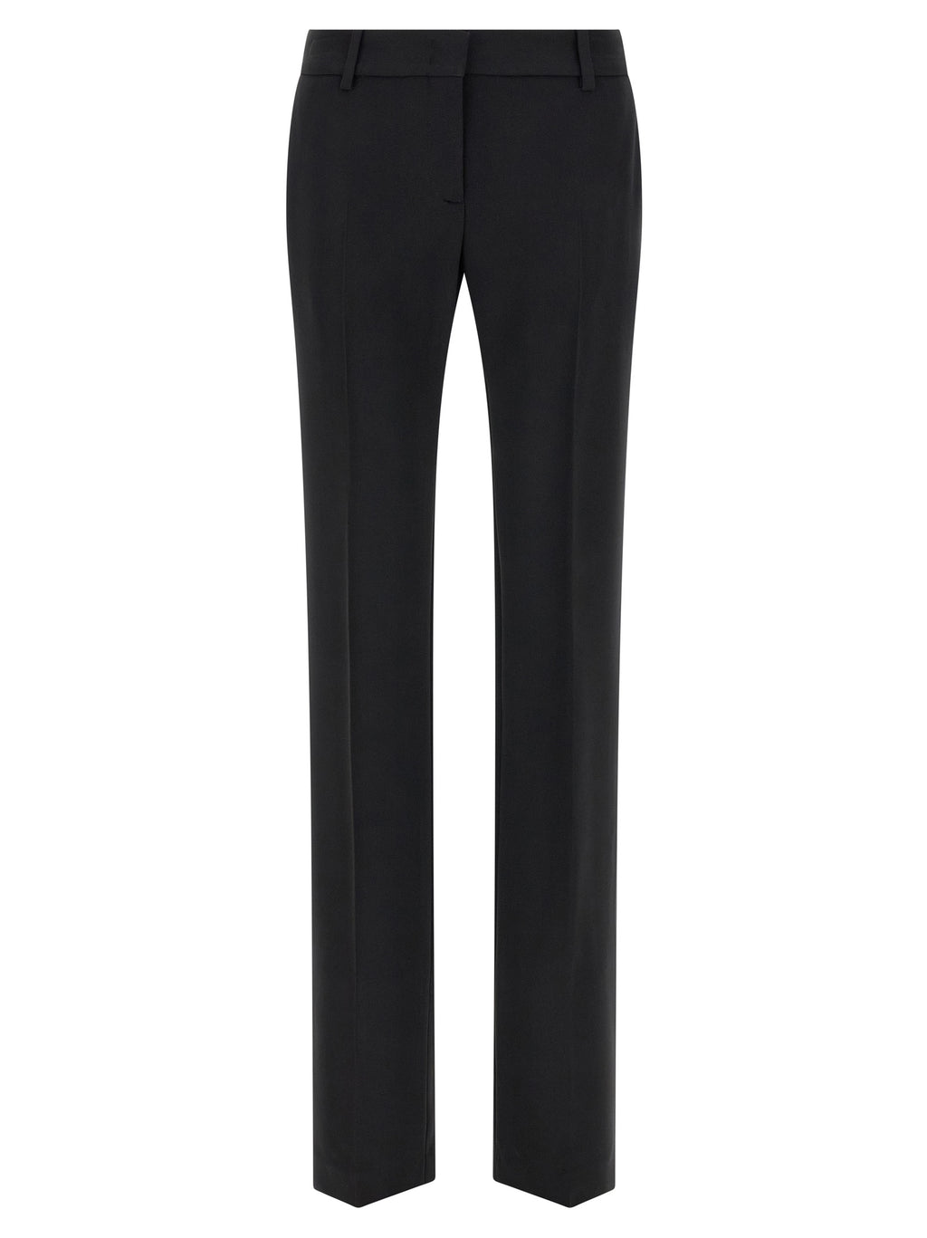 Ermanno Scervino Black Viscose Dress Pants