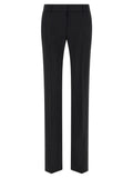 Ermanno Scervino Black Viscose Dress Pants