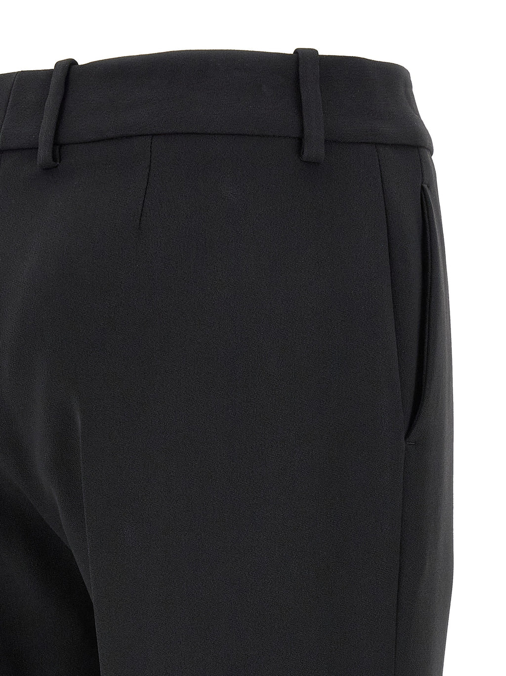 Ermanno Scervino Black Viscose Dress Pants