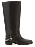 PINKO Black Cowhide Over The Knee