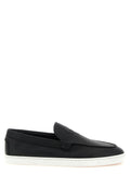 Christian Louboutin Black Calfskin Slip-On Loafers