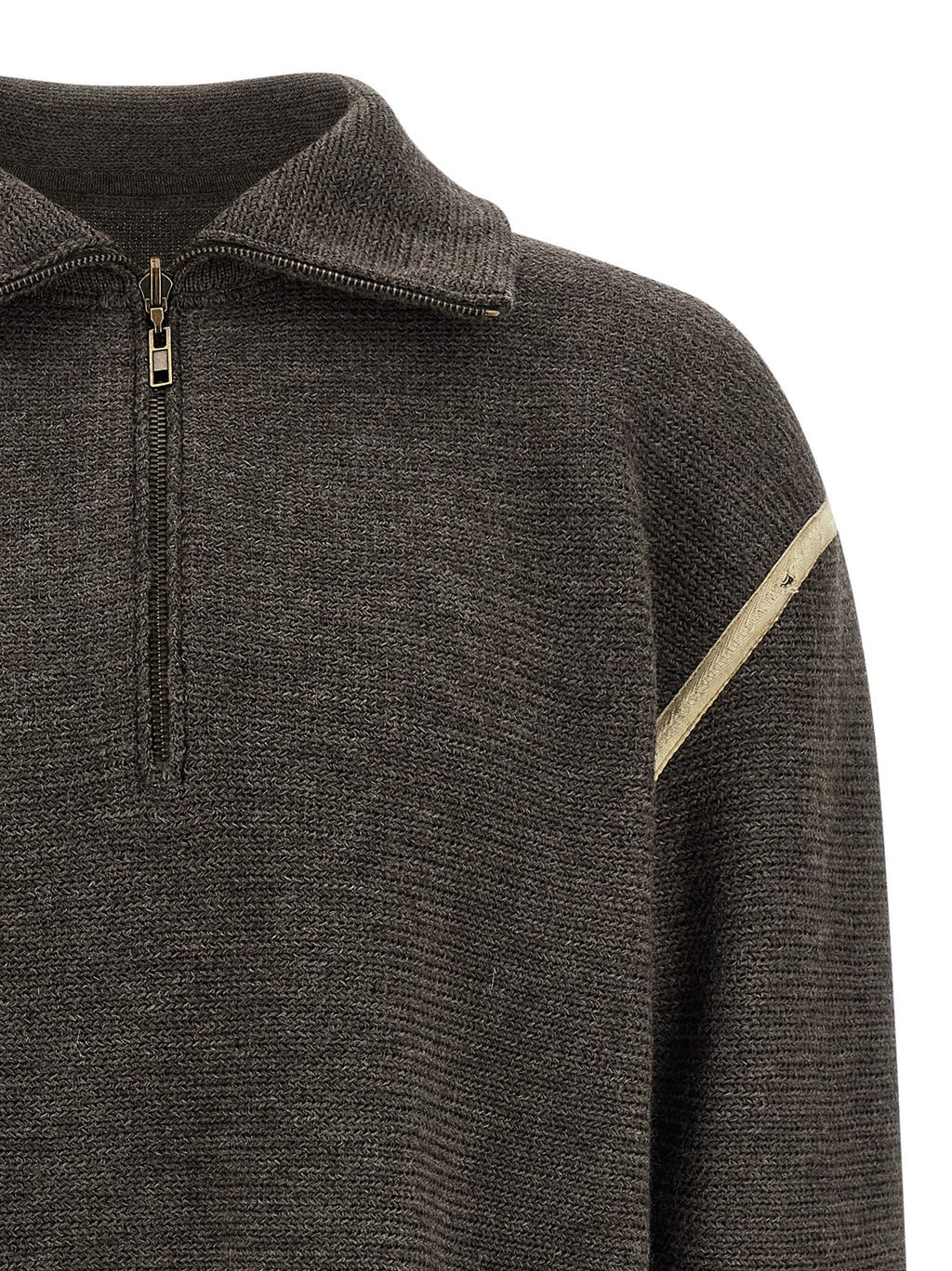 Maison Margiela Gray Wool Cardigan