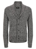 Brioni Bicolor Wool Cardigan