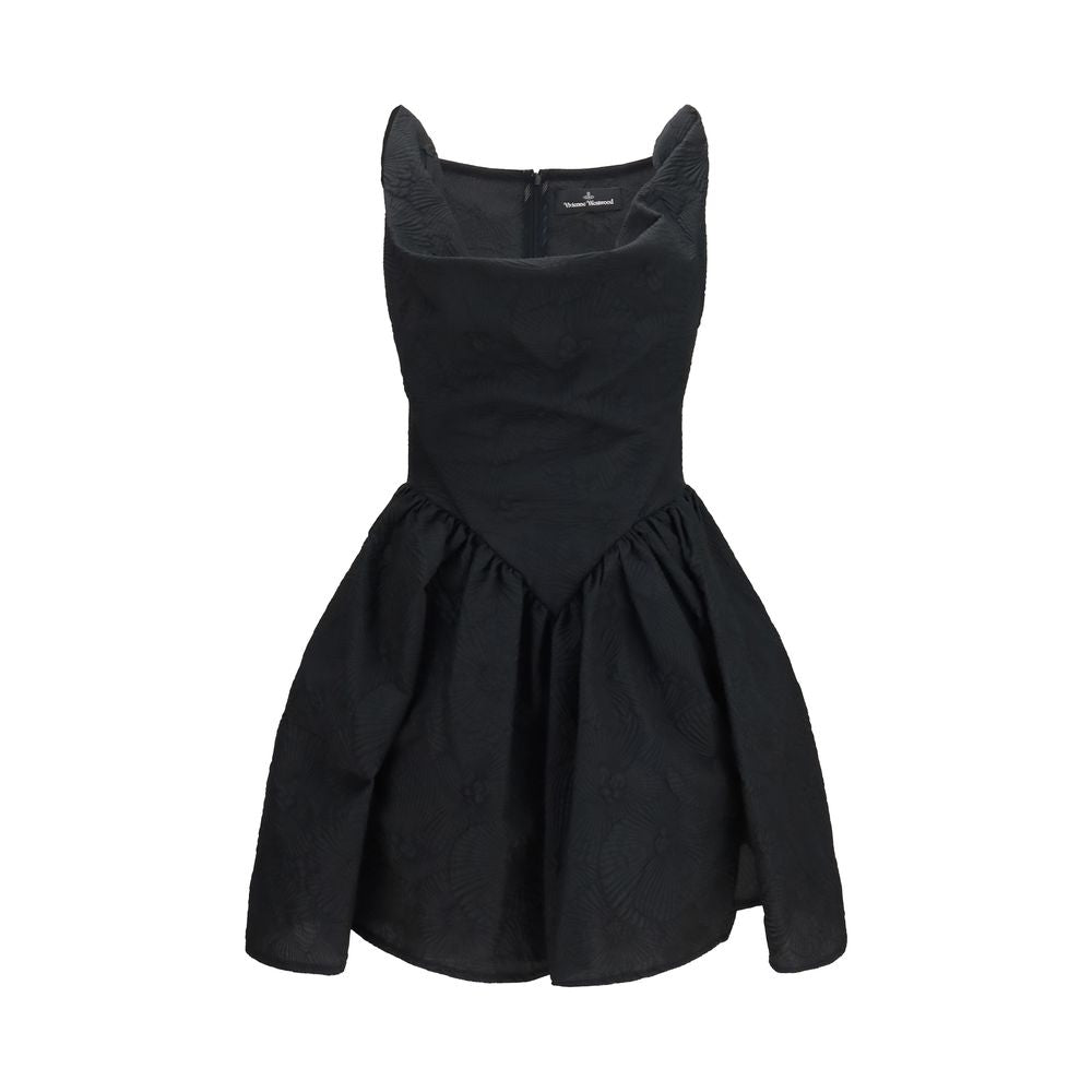Vivienne Westwood Black Cotton Casual Dress