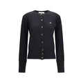 Vivienne Westwood Black Wool Oves Aries Cardigan
