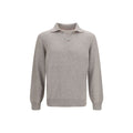 Brunello Cucinelli Gray Cashmere Sweatshirt