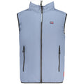 Norway 1963 Azzurro Poliestere Mens Vest