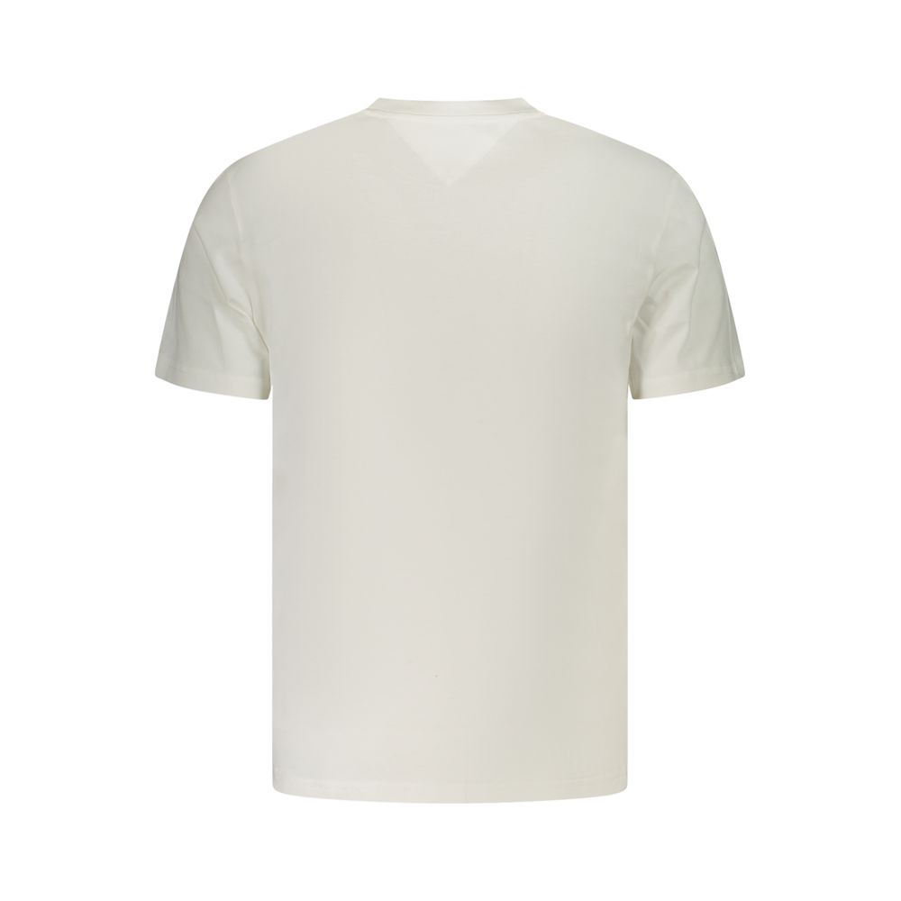 Tommy Hilfiger White Cotton Men's T-Shirt