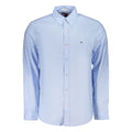 Tommy Hilfiger Azzurro Cotton Men's Shirt
