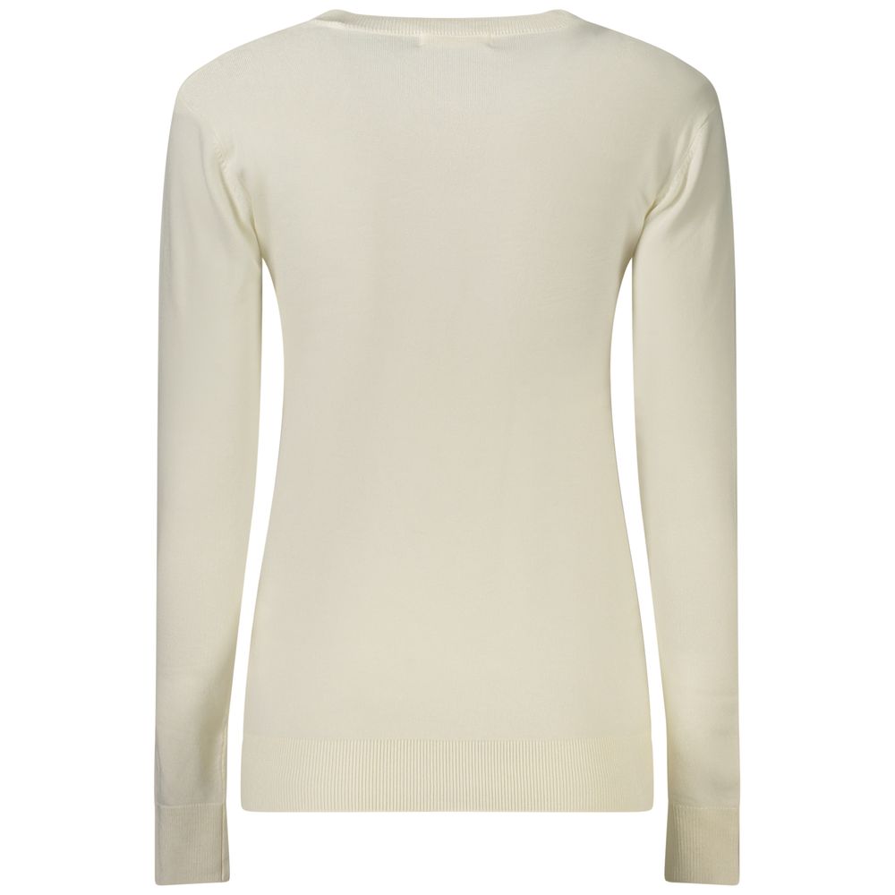 Guess Jeans White Viscose Sweatshirt
