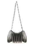 Paco Rabanne Silver Stainless Steel Shoulder Bag