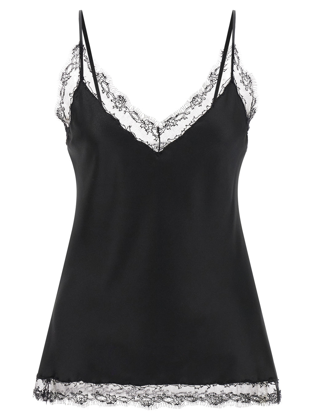 Ermanno Scervino Black Silk Lingerie
