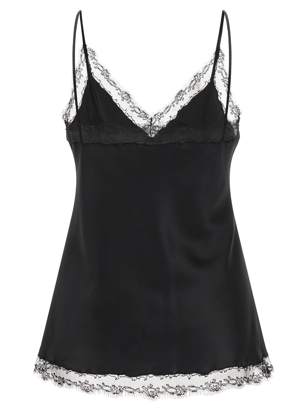 Ermanno Scervino Black Silk Lingerie