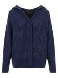PINKO Blue Wool Cardigan