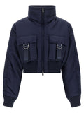 PINKO Blue Polyamide Bomber