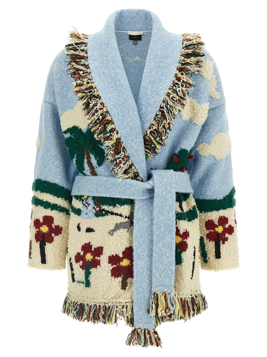 Alanui Multicolor Virgin Wool Cardigan